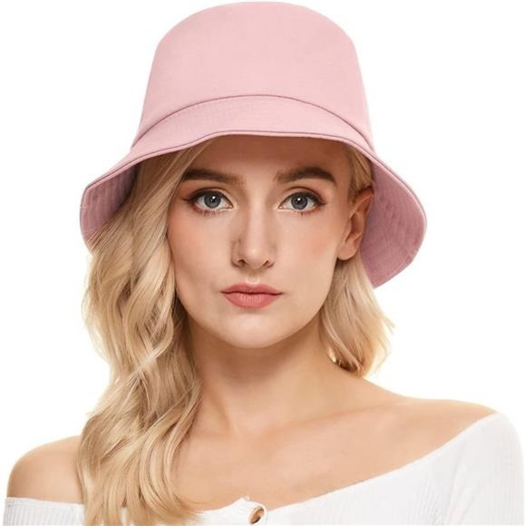 BUCKET Hat for Women Teens Travel Summer G Pink - Picture 2 of 7